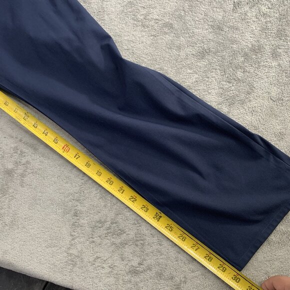 G/Fore Golf Pants Mens 40x30” 5 Pocket Straight Leg Navy Stretch Performance - Picture 7 of 11